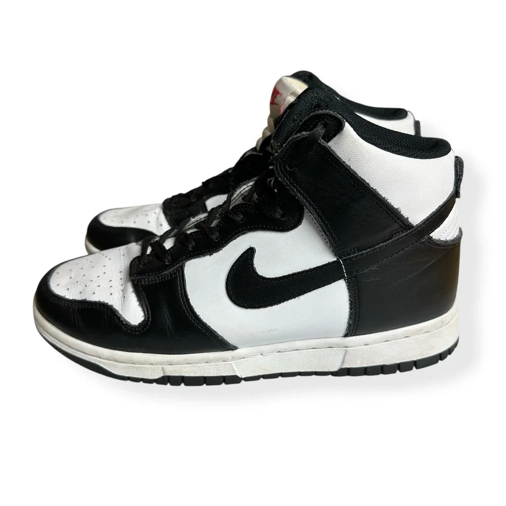 Nike‎ Dunk High Panda Sneakers Women's Size 8 White/Black DD1869 103